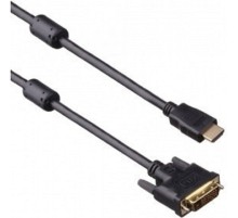 ExeGate EX191101RUS Кабель HDMI-DVI ExeGate EX-CC-HDMIM-DVIM-1.8 (19M/25M, dual link, 2 фильтра, 1,8м, позолоченные контакты)
