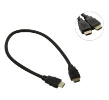 Exegate EX287728RUS Кабель HDMI ExeGate EX-CC-HDMI2-0.5 (19M/19M, 0,5м, v2.0, 4K UHD, Ethernet, позолоченные контакты)