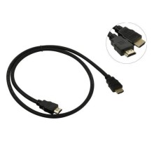 Exegate EX287729RUS Кабель HDMI ExeGate EX-CC-HDMI2-1.0 (19M/19M, v2.0, 1м, 4K UHD, Ethernet, позолоченные контакты)