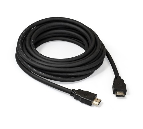 Exegate EX287732RUS Кабель HDMI ExeGate EX-CC-HDMI2-5.0 (19M/19M, v2.0, 5м, 4K UHD, Ethernet, позолоченные контакты)