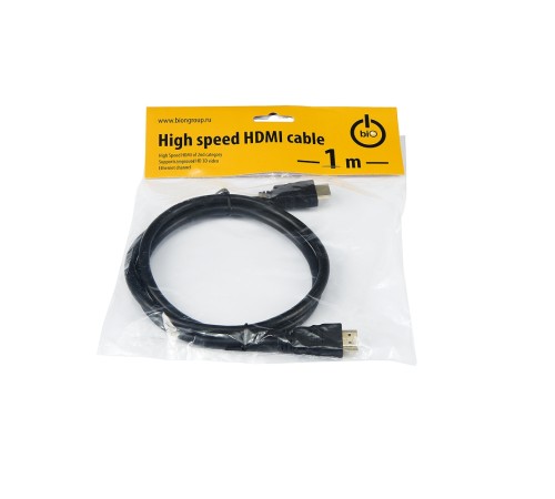 Bion Кабель HDMI v2.0, 19M/19M, 3D, 4K UHD, 1м, черный [BXP-HDMI2MM-010]/[BN-HDMI2MM-1M]