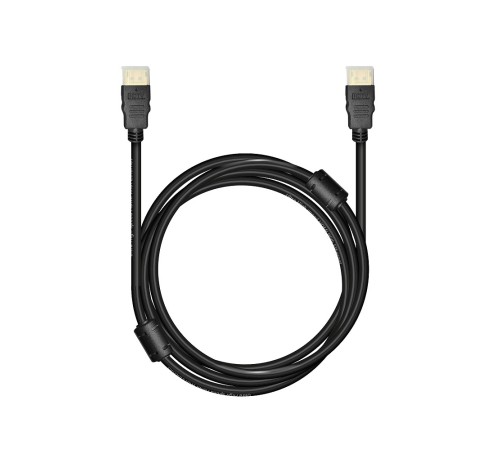 Bion Кабель HDMI v2.1, 19M/19M, 3D, 8K UHD, экран, ферритовые кольца, 2м, черный [BXP-HDMI21-020]