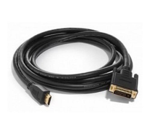 Bion Кабель HDMI-DVI-D 19M/19M, single link, экран, позолоченные контакты, 1.8м, черный [BXP-CC-HDMI-DVI-018]