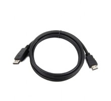 Bion Кабель DisplayPort - HDMI, 20M/19M, однонаправленный конвертор сигнала с DisplayPort в HDMI, 3м, черный [BXP-CC-DP-HDMI-030]