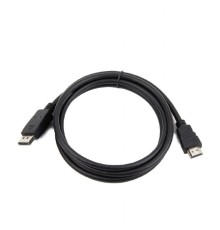 Bion Кабель DisplayPort - HDMI, 20M/19M, однонаправленный конвертор сигнала с DisplayPort в HDMI, 3м, черный [BXP-CC-DP-HDMI-030]