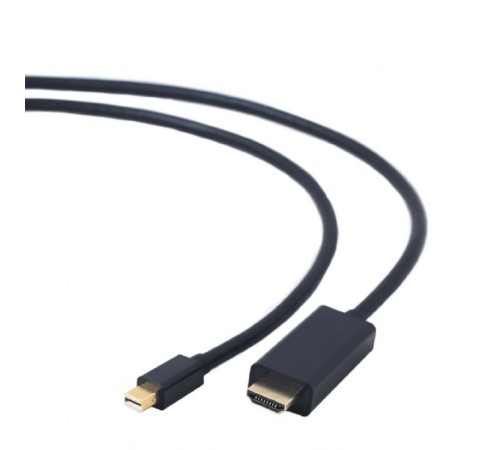 Bion Кабель DisplayPort mini-HDMI, 20M/19M, экран, 1,8м, черный [BXP-CC-mDP-HDMI-018]