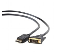 Bion Кабель DisplayPort - DVI, 20M/24+1M, позолоченные контакты, 1,8м, черный [BXP-CC-DPM-DVIM-018]