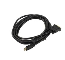 TV-COM Кабель (L)CG135E-3M HDMI to DVI-D Dual Link (19M -25M) 3м[6939510900200]