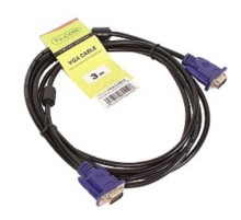TV-COM Кабель соединительный (QCG120H-3M) SVGA (15M/M) 3m 2 фильтра [6939510844108]