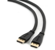 Кабель DisplayPort Gembird/Cablexpert, v1.2 (скорость передачи до 21.6Гбит/с), 1.8м, 20M/20M, черный, экран (CC-DP2-6)