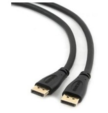 Кабель DisplayPort Gembird/Cablexpert, v1.2 (скорость передачи до 21.6Гбит/с), 1.8м, 20M/20M, черный, экран (CC-DP2-6)