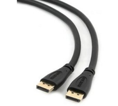Кабель DisplayPort Gembird/Cablexpert, v1.2 (скорость передачи до 21.6Гбит/с), 1.8м, 20M/20M, черный, экран (CC-DP2-6)