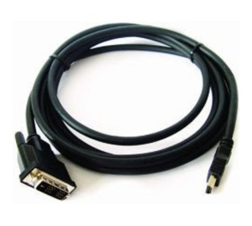Кабель HDMI-DVI Gembird, 3.0м, 19M/19M, single link, черный, позол.разъемы, экран [CC-HDMI-DVI-10]