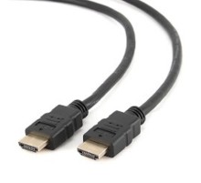 Кабель HDMI Gembird/Cablexpert , 1м, v1.4, 19M/19M, серия Light, черный, позол.разъемы, экран (CC-HDMI4L-1M)