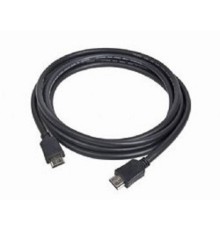 Кабель HDMI Gembird, 1.8м, v2.0, 19M/19M, черный, позол.разъемы, экран, пакет [CC-HDMI4-6]