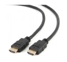 Кабель HDMI Gembird/Cablexpert, 0.5м, v1.4, 19M/19M, черный, позол.разъемы, экран (CC-HDMI4-0.5M)