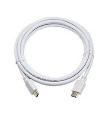 Кабель HDMI Gembird/Cablexpert , 3м, v1.4, 19M/19M, белый, позол.разъемы, экран, пакет(CC-HDMI4-W-10)
