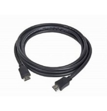 Кабель HDMI Gembird, 10м, v2.0, 19M/19M, черный, позол.раз., экран, пакет [CC-HDMI4-10M]