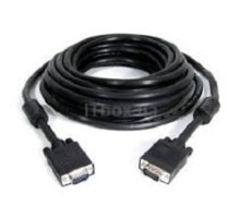 Gembird/Cablexpert CC-PPVGA-30M-B, Кабель VGA Premium , 15M/15M, 30м, черный, тройной экран, феррит.кольца