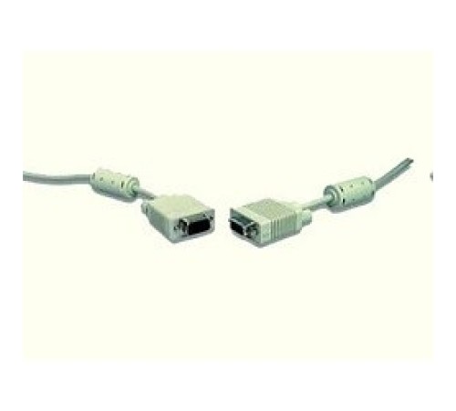 Gembird/Cablexpert CC-PPVGA-10, Кабель VGA Premium 15M/15M, 3.0м, белый, тройной экран, феррит.кольца Gembird/Cablexpert CC-PPVGA-10, Кабель VGA Premium 15M/15M, 3.0м, белый, тройной экран, феррит.кольца