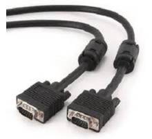 Gembird/Cablexpert CC-PPVGA-10-B, Кабель VGA Premium , 15M/15M, 3.0м, черный, тройной экран, феррит.кольца