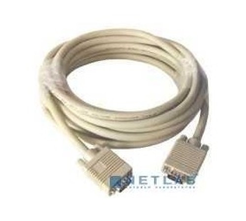 Gembird/Cablexpert CC-PPVGA-5M, Кабель VGA Premium , 15M/15M,5.0м, серый, тройной экран, феррит.кольца Gembird/Cablexpert CC-PPVGA-5M, Кабель VGA Premium , 15M/15M,5.0м, серый, тройной экран, феррит.кольца