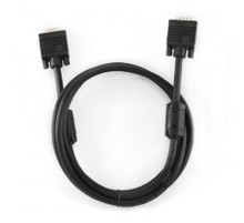 Gembird/Cablexpert CC-PPVGA-6B,  Кабель VGA Premium,15M/15M, 1.8м, тройн.экран, феррит.кольца, чёрный, пакет