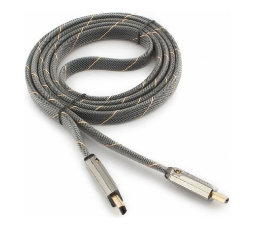 Кабель HDMI Cablexpert, серия Platinum, 1,8 м, v2.0, M/M, плоский, позол.разъемы, металлический корпус, нейлоновая оплетка, блистер (CC-P-HDMI04-1.8M)