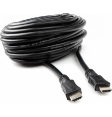 Кабель HDMI Cablexpert CC-HDMI4L-20M, 20м, v2.0, 19M/19M, серия Light, черный, позол.разъемы, экран, пакет