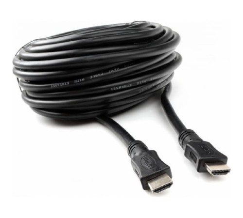 Кабель HDMI Cablexpert CC-HDMI4L-20M, 20м, v2.0, 19M/19M, серия Light, черный, позол.разъемы, экран, пакет Кабель HDMI Cablexpert CC-HDMI4L-20M, 20м, v2.0, 19M/19M, серия Light, черный, позол.разъемы, экран, пакет