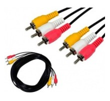 5bites AC3R-010M Кабель AUDIO / 3*RCA / M-M / STEREO / 1M