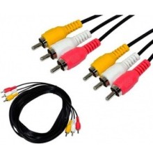 5bites AC3R-010M Кабель AUDIO / 3*RCA / M-M / STEREO / 1M