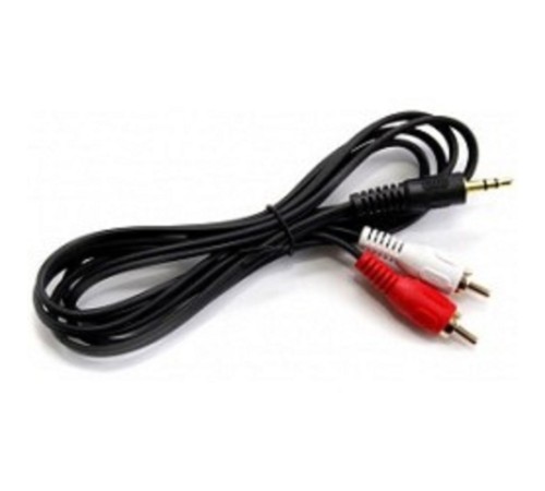 Exegate EX225927RUS Кабель аудио (3.5mm Jack M - 2xRCA M)  2м Exegate, позолоченные разъемы