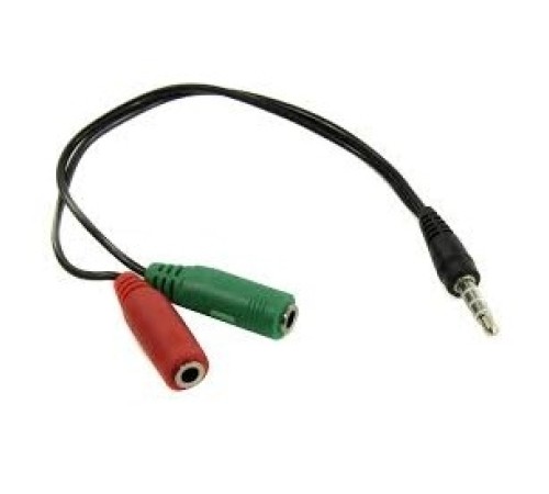Exegate EX284944RUS Кабель аудио ExeGate ExeGate EX-CCA-417-0.2 (3.5mm Jack M 4pin/3.5mm Jack F Stereo+ 3.5mm Jack F микрофон, 0,2м)