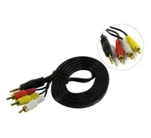 Exegate EX284945RUS Кабель аудио ExeGate EX-CCA-4P2R-2.0 (3.5mm Jack M/3xRCA M, 2м)