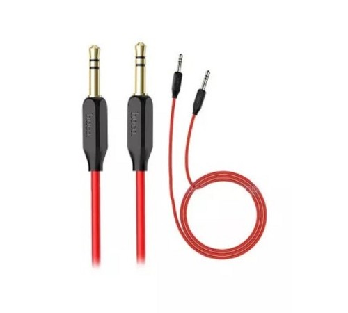 HOCO HC-79293 UPA11/ AUX аудио кабель/3.5 mm jack - 3.5 mm jack/ 1m/ позолоченные контакты/ Black HOCO HC-79293 UPA11/ AUX аудио кабель/3.5 mm jack - 3.5 mm jack/ 1m/ позолоченные контакты/ Black
