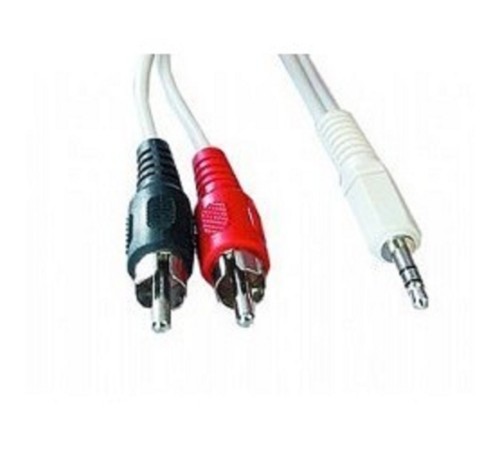 Кабель аудио Gembird, джек3.5 / 2xRCA, 5.0м [CCA-458-5M]