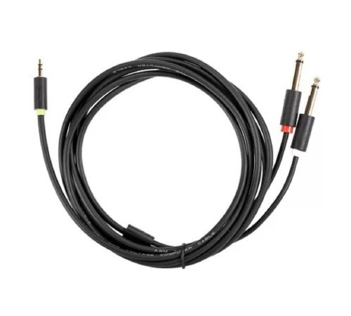Telecom <TAV6168-3M> Кабель-адаптер 3.5ST(M)/2X6.35 ST(M), 3м, PRO [7958820049989]