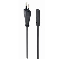 Cablexpert Кабель питания для ноутбуков, аудио/видео техники 1,8м, VDE, 2-pin, черный, пакет" (PC-184-VDE-1.8М)