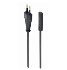 Cablexpert Кабель питания для ноутбуков, аудио/видео техники 1,8м, VDE, 2-pin, черный, пакет" (PC-184-VDE-1.8М)
