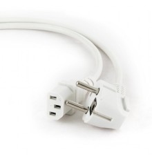Кабель питания Gembird 1.8м, VDE(0.75мм), белый, с зазем., пакет [PC-186W-VDE]