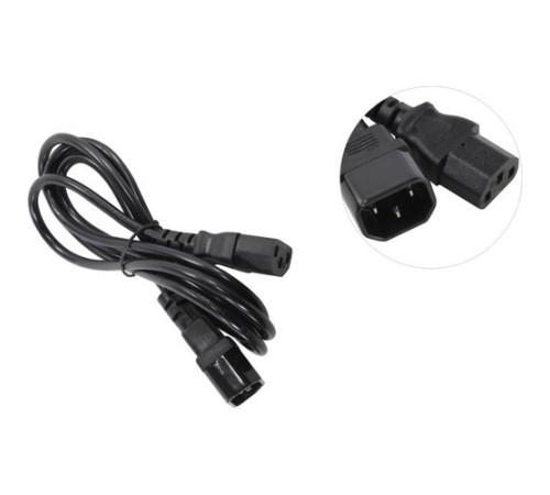 Exegate EP280624RUS Кабель монитор - компьютер (UPS->устройство) ExeGate Power EC-1,8P (IEC 320 С13->С14) VDE-250V-3*0.5mm2, медь, черный, 1.8м.