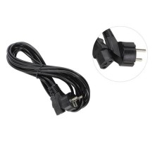 Exegate EP280664RUS Кабель питания ExeGate Power PC-5P (Евровилка угловая Schuko->С13) VDE-250V-3*0.5mm2, медь, черный, 5м.