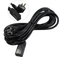 Exegate EP280671RUS Кабель питания ExeGate Power PC19-5P (Евровилка Schuko->С19) VDE-250V-3*1.5mm2, медь, черный, 16А, 5м.
