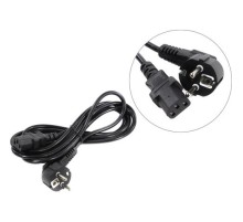 Exegate ES281000RUS Кабель питания ExeGate Special PC-3S (Евровилка угловая Schuko->С13) 3*0.5mm2, CCA, черный, 3м.