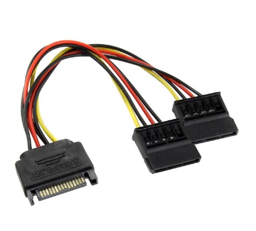 ORIENT C573, Переходник питания SATA 15pin (M) -> 2 x SATA 15pin (F)