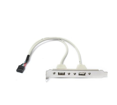ORIENT C086L30, Планка портов в корпус 2xUSB 2.0, длина кабеля 30см, oem (31302)