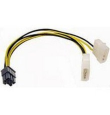Gembird Разветвитель питания , 2xMolex->PCI-E 6pin, для подкл. в/к к б/п [CC-PSU-6]
