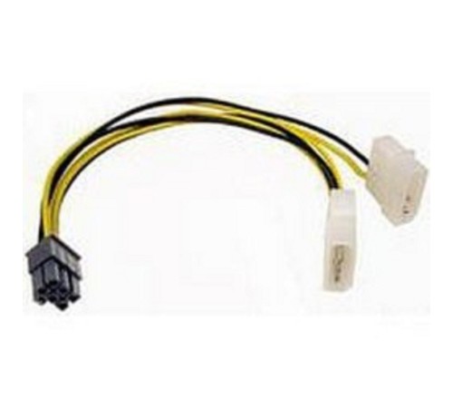 Gembird Разветвитель питания , 2xMolex->PCI-E 6pin, для подкл. в/к к б/п [CC-PSU-6]