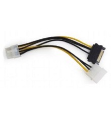 Cablexpert Разветвитель питания Molex+SATA->PCI-Express 8pin, для подключения в/к PCI-Е (8pin) к б/п ATX (CC-PSU-82)
